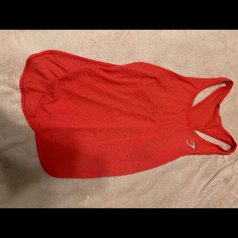 hot pink open sides gymshark razor tank